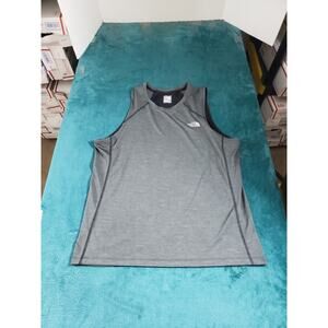 The North Face Shirt Size Large Mens Black Sleeveless Tank Top Running Flash Dry